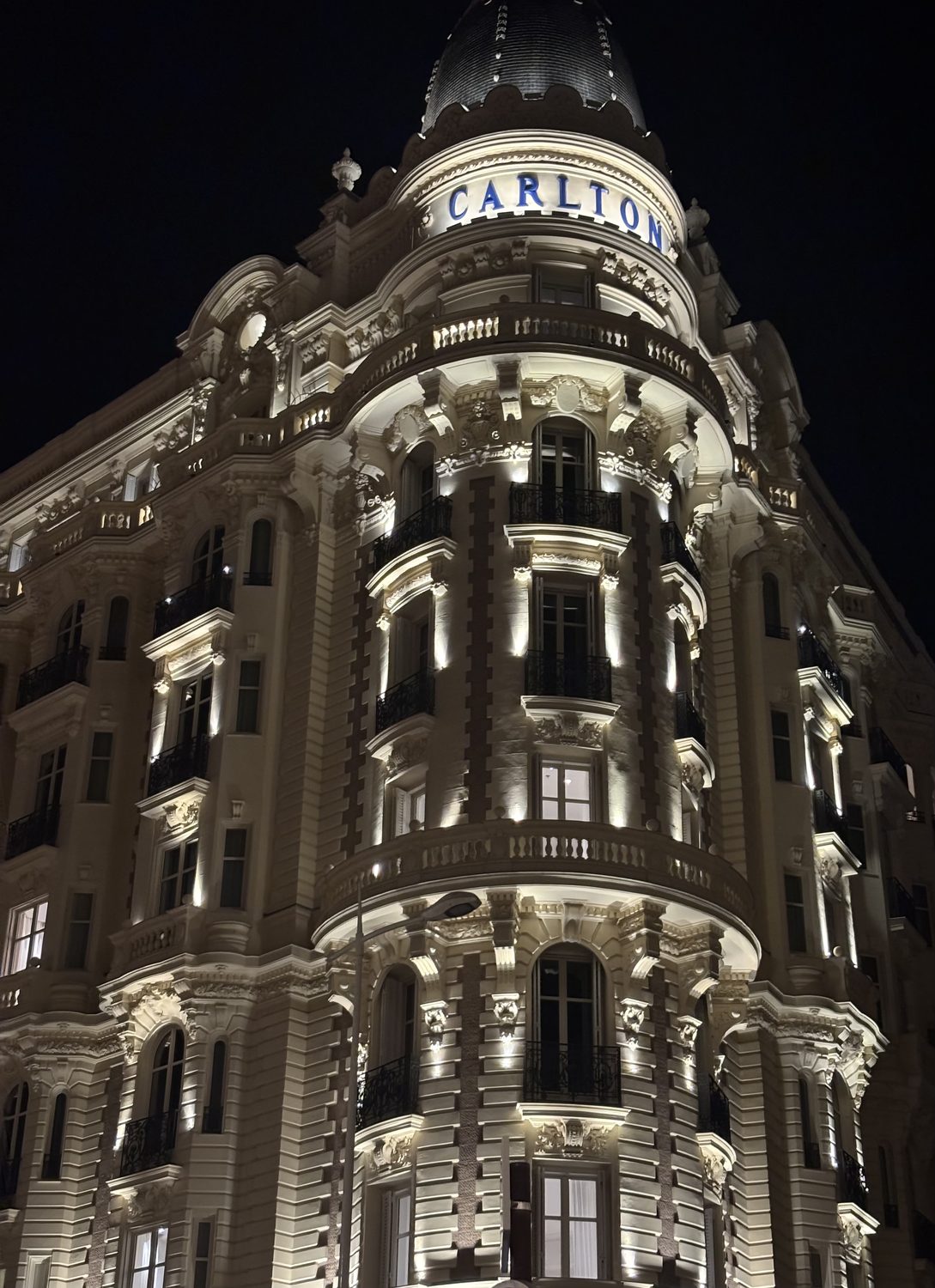 Friday residency at the Carlton, Cannes